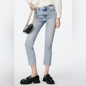 Zara high rise slim fit jeans mid-blue, SZ 40 SZ8